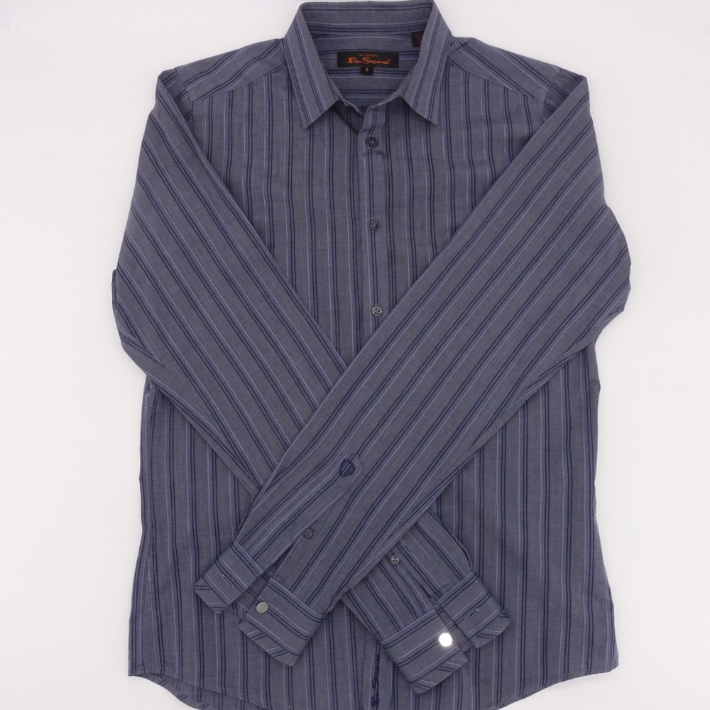Ben Sherman Men’s Pin Stripe Long Sleeve Shirt